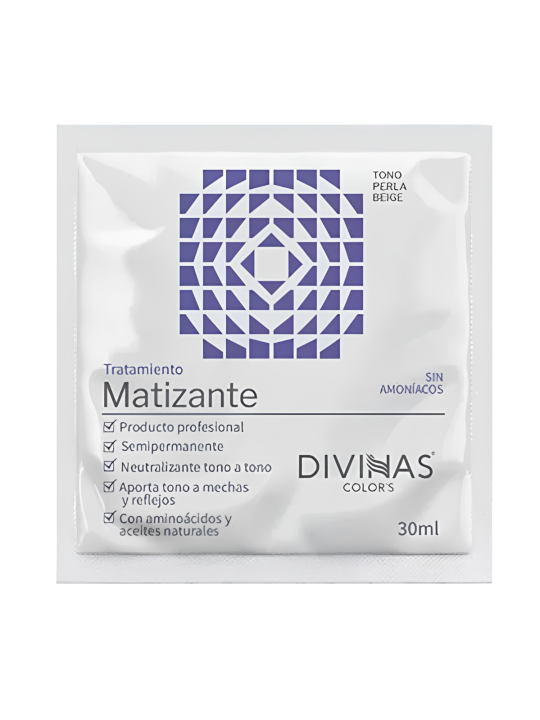 MASK PERLA BEIGE SOBRE X 30 ML DIVINAS COLOR