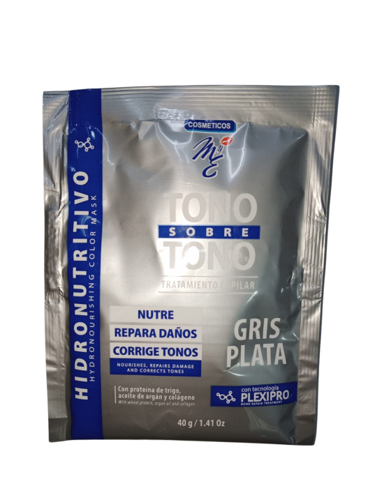 MASK GRIS PLATA SOBRE X 40 NVO MYE