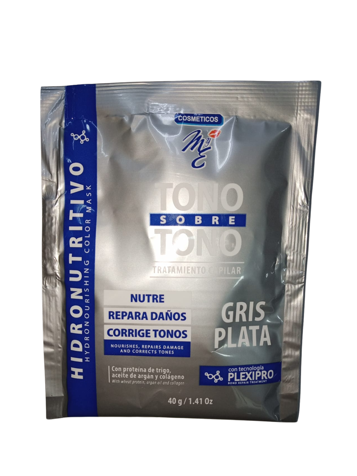 MASK GRIS PLATA SOBRE X 40 NVO MYE