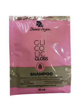SHAMPO GLICOLIC GLOSS SOBRE X 30 ML SONIA VEGA