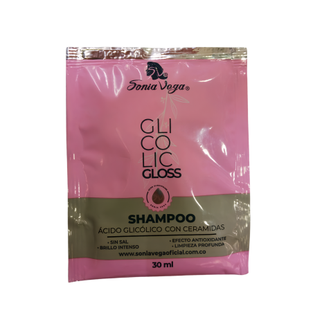 SHAMPO GLICOLIC GLOSS SOBRE X 30 ML SONIA VEGA