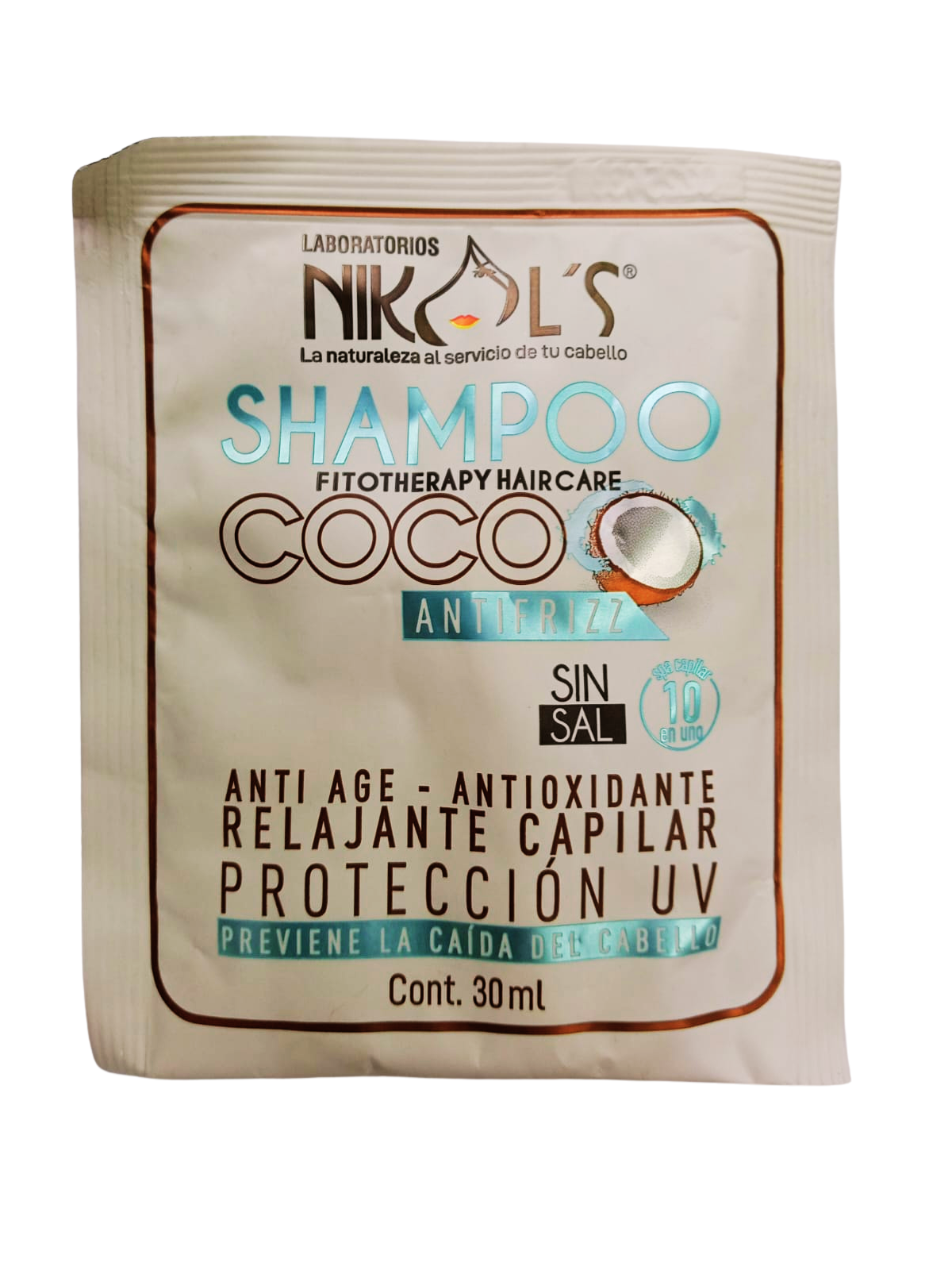 SHAMPO COCO SOBRE X 30 ML NIKOLS