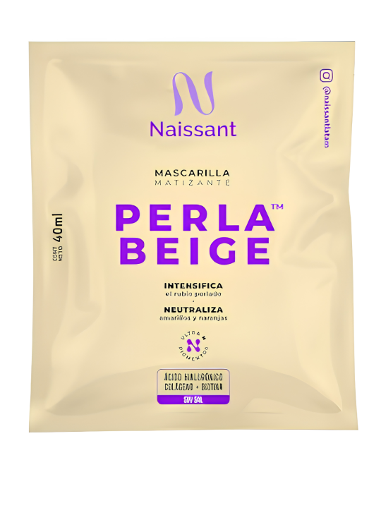 MASK PERLA BEIGE SOBRE X 40 ML NAISSANT
