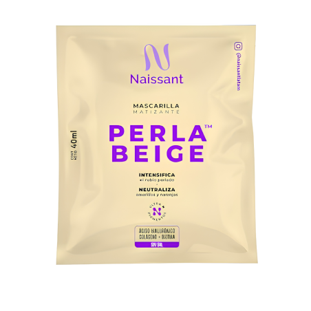 MASK PERLA BEIGE SOBRE X 40 ML NAISSANT