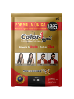 TINTE LIQUIDO NEGRO COLOR 1 SOBRE X 15ML