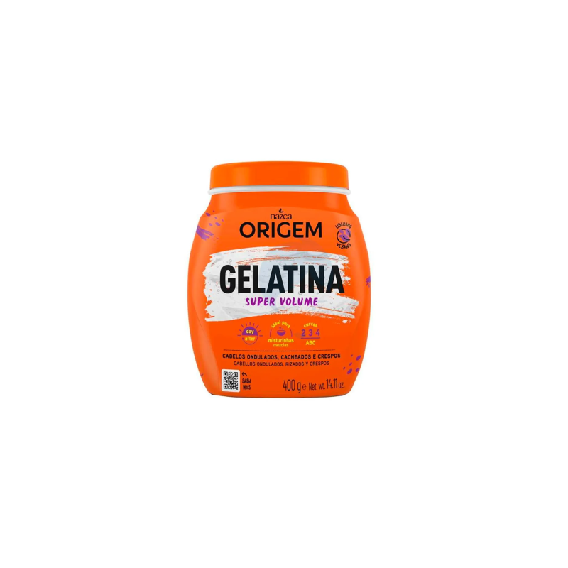 GELATINA SUPER VOLUMEN X 400 ORIGEM NAZCA M BELL