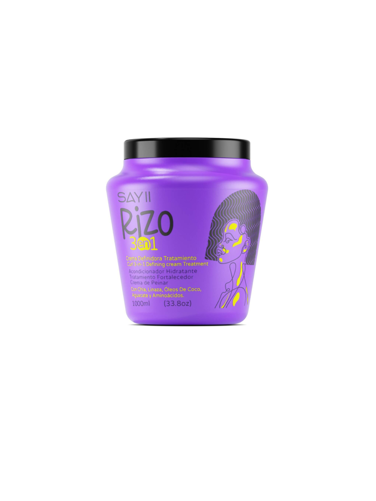 CREMA DEFINIDORA Y TTO RIZO 3 EN 1 ONDULADO MORADO X 1000