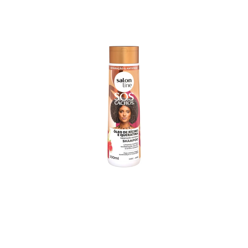 SHAMPO SOS CACHOS OLEO DE RICINO 12847 X 300 95169 SALON LINE