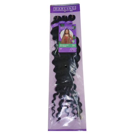 DARLING BOHEMIAN BRAIDS 3X # 1B 52"