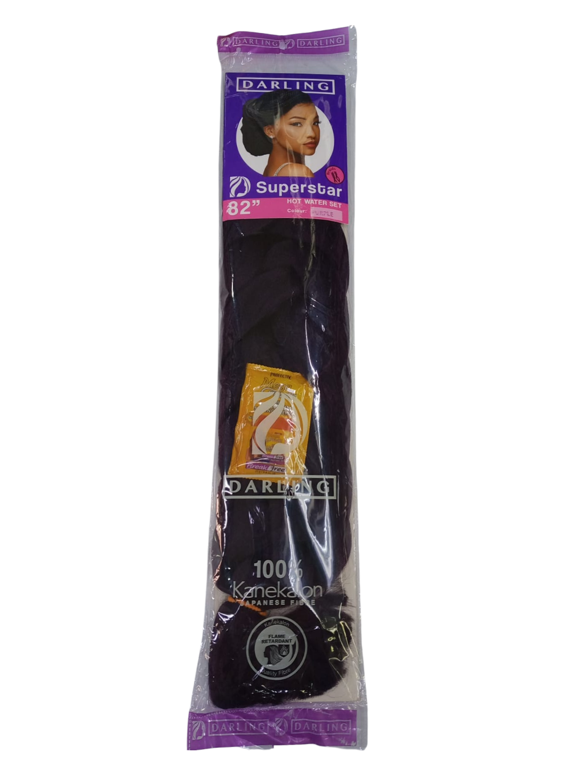 DARLING SUPER STAR COLOR PURPLE 82"