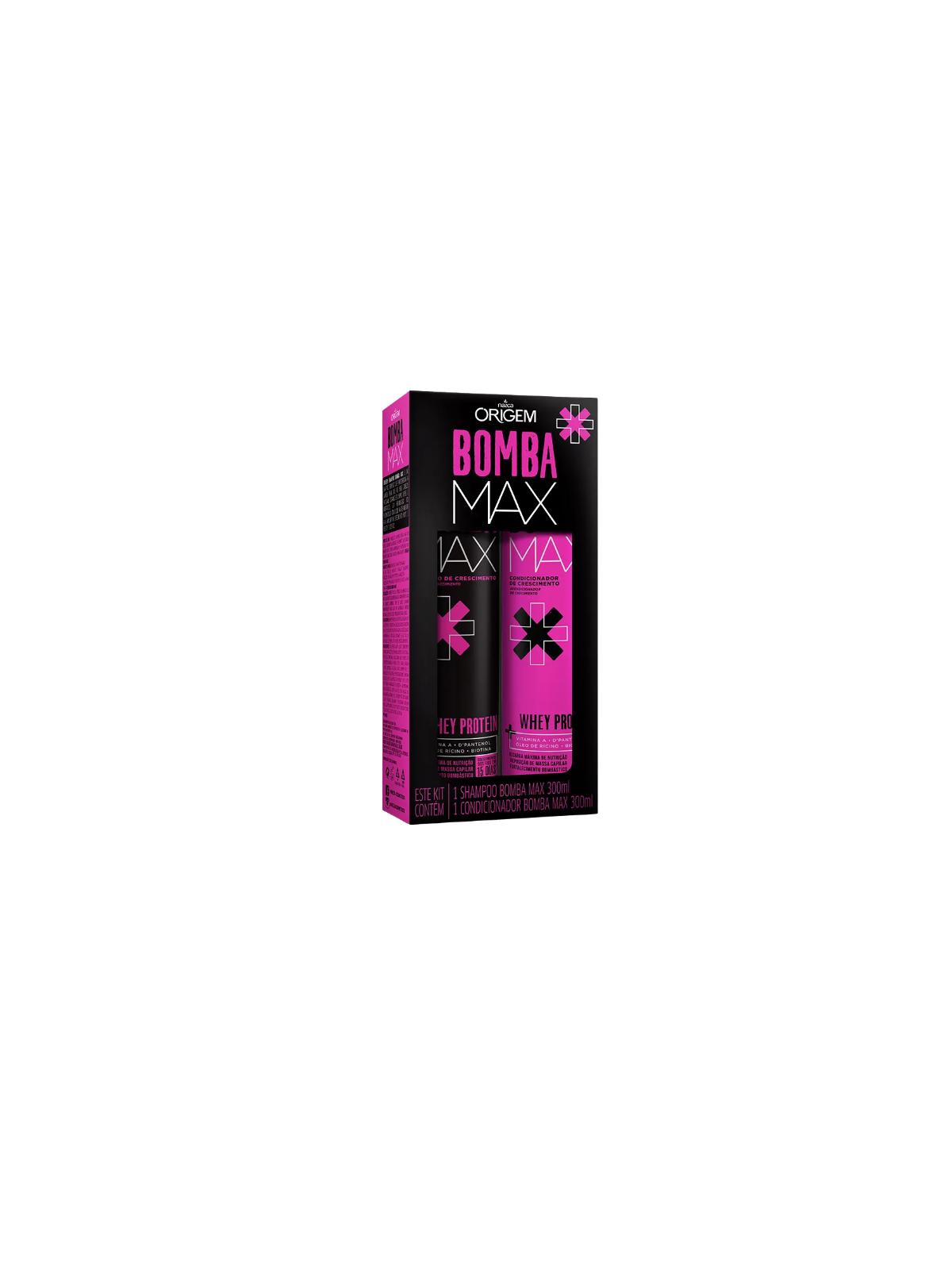 KIT SHAMPO + ACOND BOMBA MAX X 300 ORIGEM M BELL