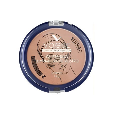 PALETA ILUMINA ROSTRO BRONCE VOGUE