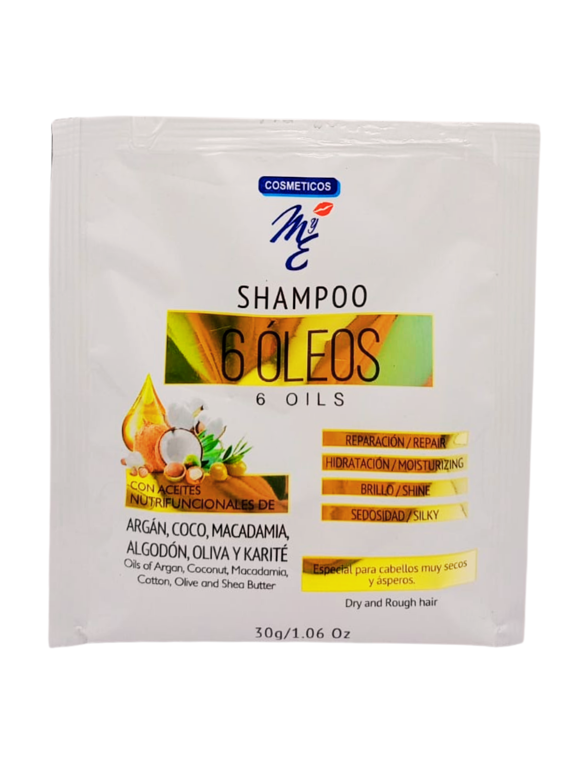 SHAMPO 6 OLEOS SOBRE X 30 GR MYE