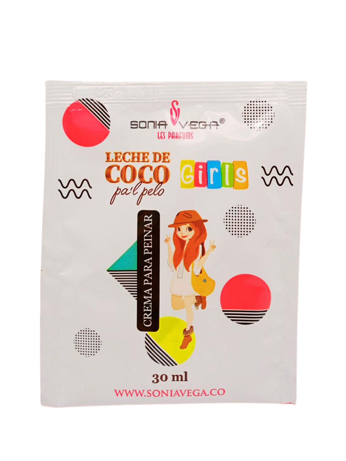CREMA PARA PEINAR LECHE DE COCO GIRLS SOBRE X 30 ML SONIA VEGA 135