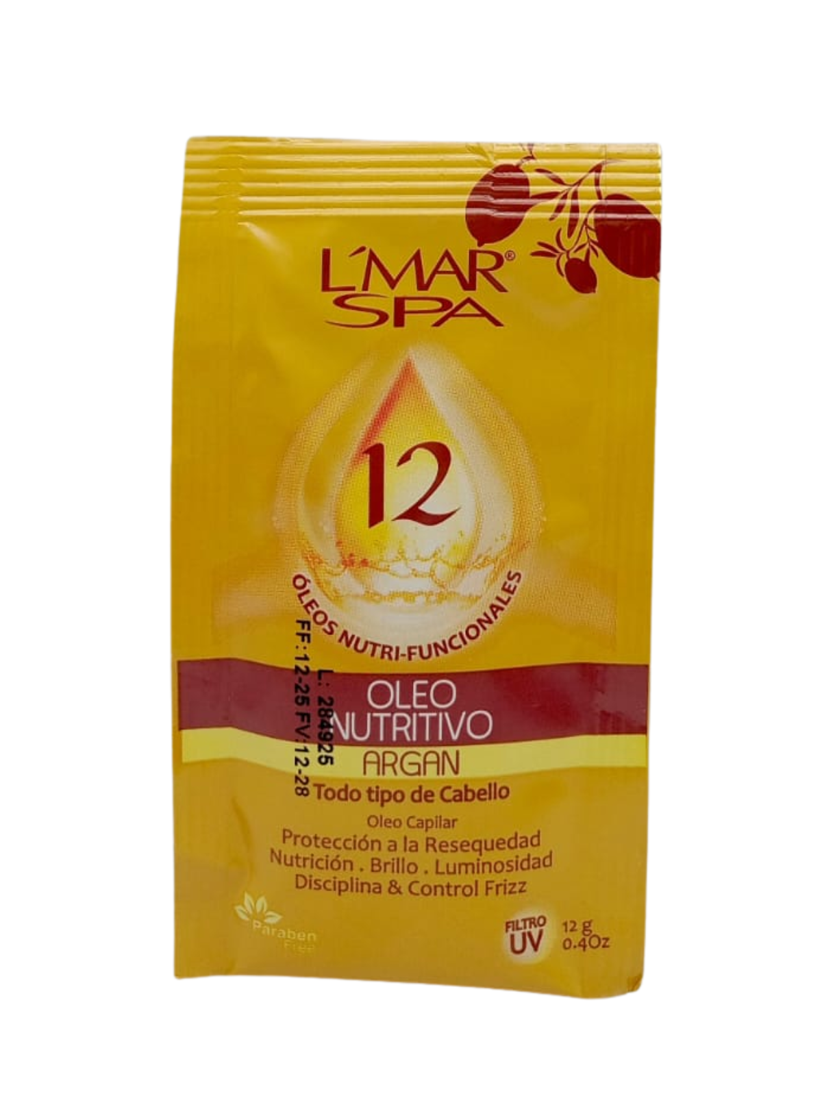 OLEO NUTRITIVO ARGAN SOBRE X 12 GR L MAR