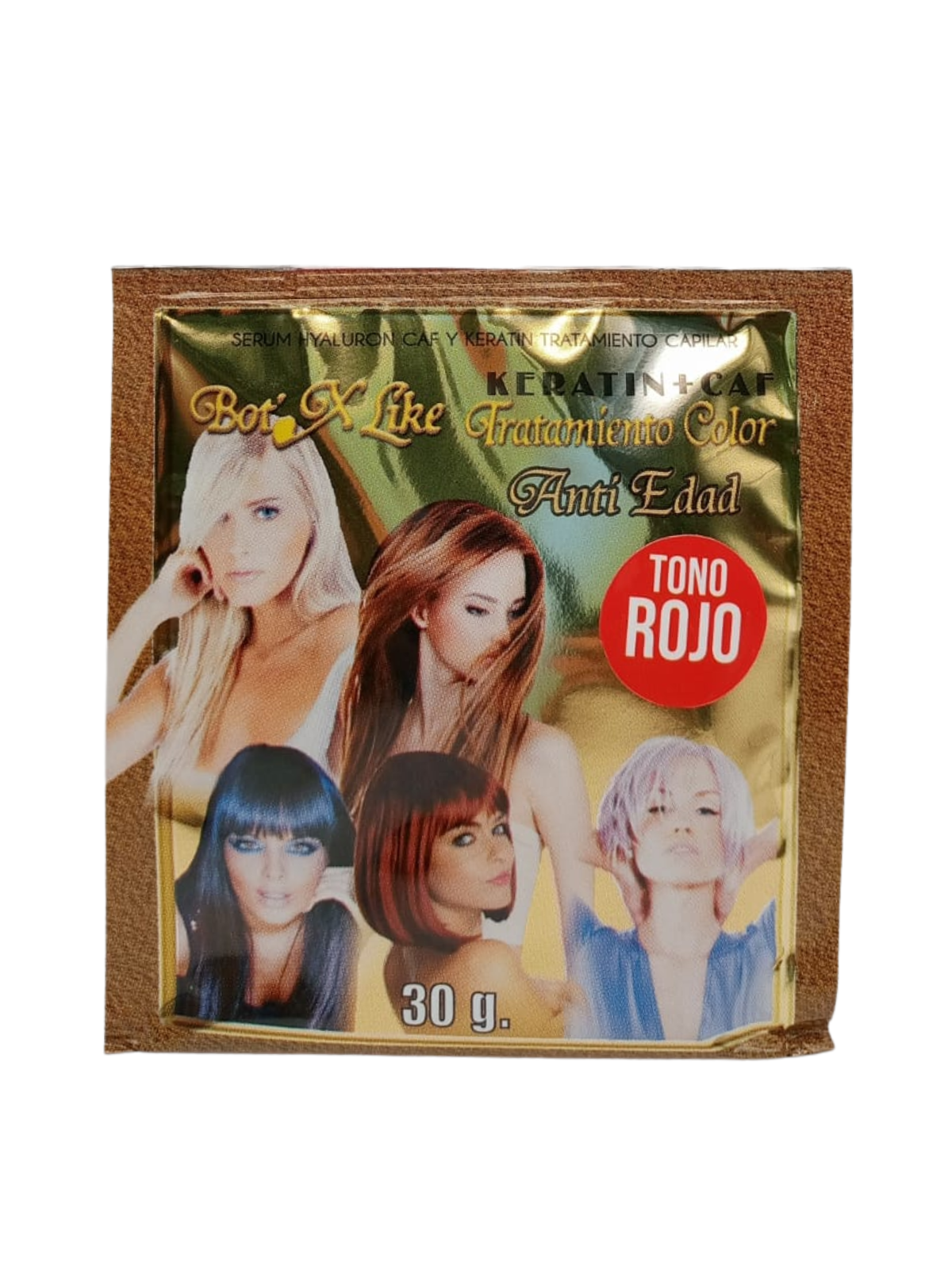MASK ROJO SOBRE X 30 BOTOX LIKE