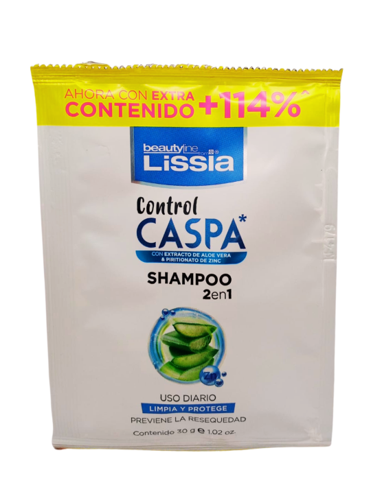 SHAMPO CASPA SOBRE X 30 ML LISSIA
