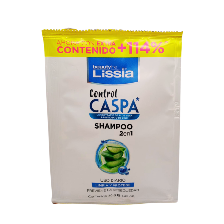 SHAMPO CASPA SOBRE X 30 ML LISSIA