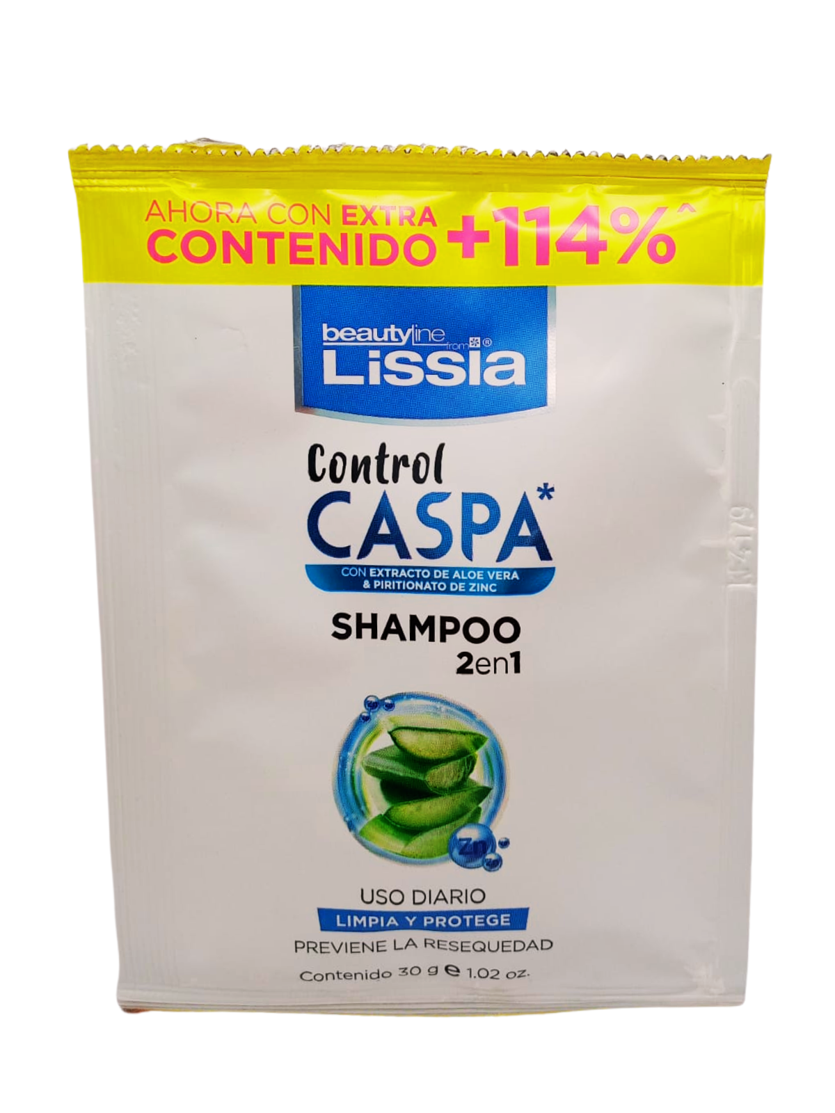 SHAMPO CASPA SOBRE X 30 ML LISSIA
