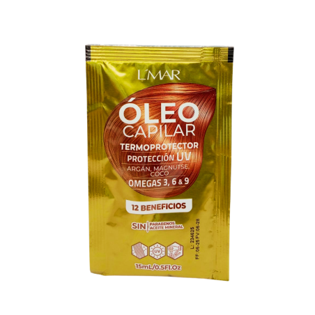 OLEO CAPILAR TERMOPROTECTOR SOBRE X 15 ML L MAR 25775