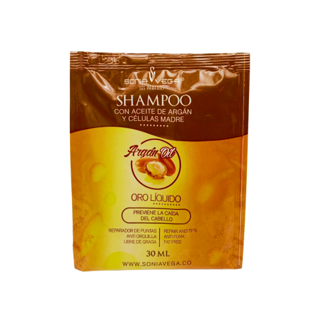SHAMPO ARGAN SOBRE X 30 ML SONIA VEGA