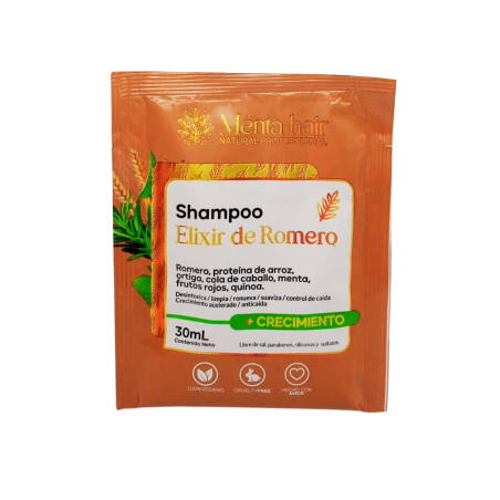 SHAMPO ELIXIR DE ROMERO SOBRE X 30 ML MENTA