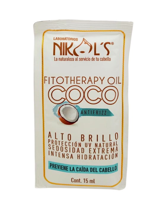 SILICONA ACEITE DE COCO SOBRE X 15 ML NIKOLS