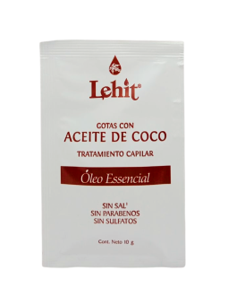 SILICONA ACEITE DE COCO SOBRE X 12 G LEHIT