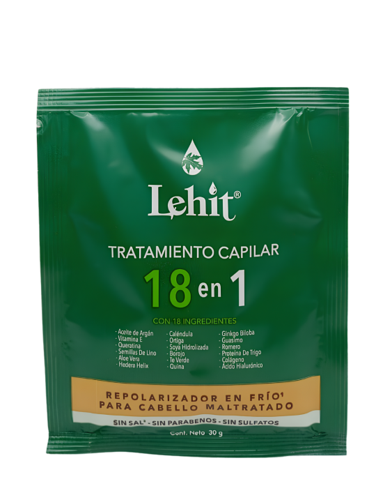 TTO SOBRE CAPILAR 18 EN 1 X 30 G LEHIT 3601