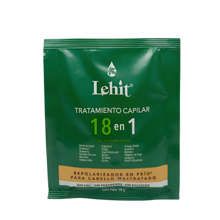 TTO SOBRE CAPILAR 18 EN 1 X 30 G LEHIT 3601
