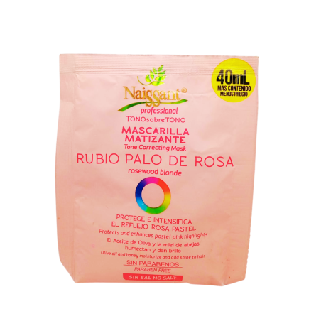MASK RUBIO PALO DE ROSA SOBRE X 40 ML NAISSANT