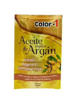 ACEITE DE ARGAN SOBRE X 15 ML COLOR 1 INTERBEL