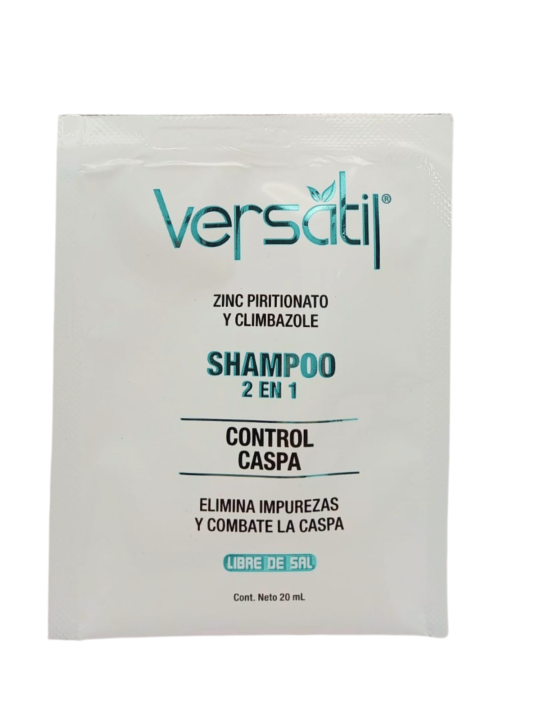 SHAMPO VERSATIL CONTROL CASPA SOBRE X 20 ML DUVICLAS