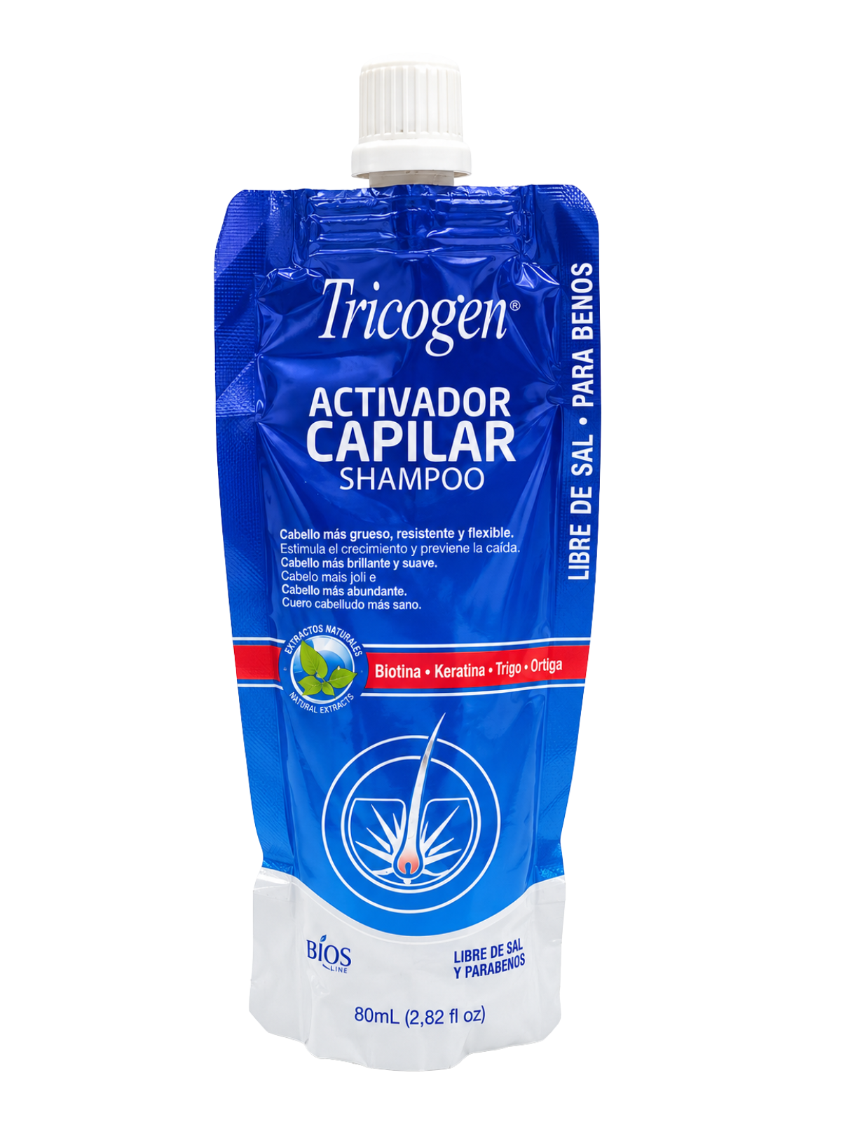 SHAMPO ACTIVADOR CAPILAR X 80 ML TRICOGEN BYOS