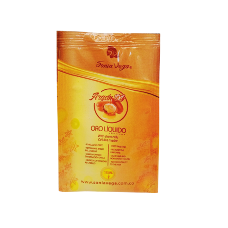 SILICONA ACEITE DE ARGAN ORO LIQUIDO SOBRE X 15 ML SONIA VEGA