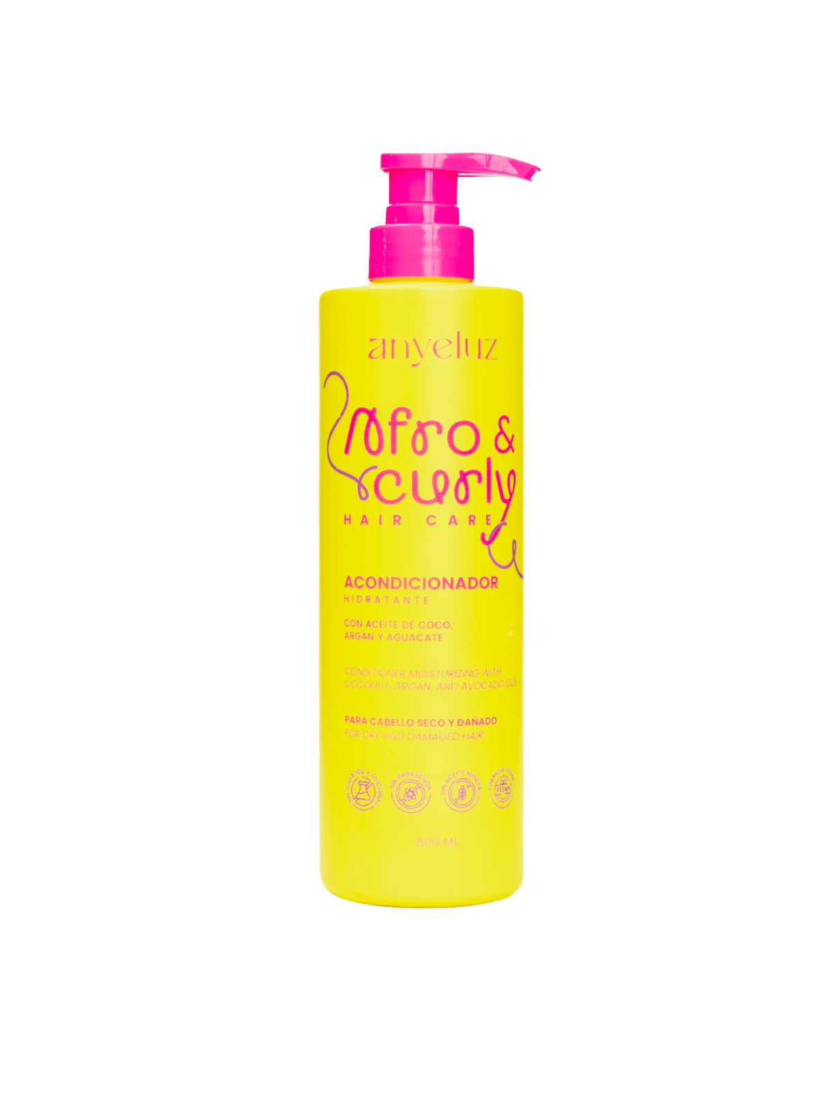 ACOND AFRO Y CURLY X 600 ML ANYELUZ