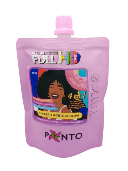 TTO HD 4 EN 1 SOBRE AFRO HOLD LINAZA Y ACEITE DE OLIVA X 100 PONTO