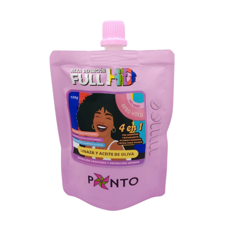 TTO HD 4 EN 1 SOBRE AFRO HOLD LINAZA Y ACEITE DE OLIVA X 100 PONTO
