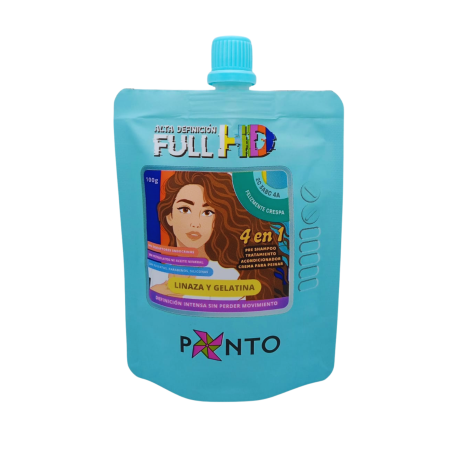 TTO HD 4 EN 1 SOBRE FELIZMENTE CRESPA LINAZA Y GELATINA X 100 PONTO