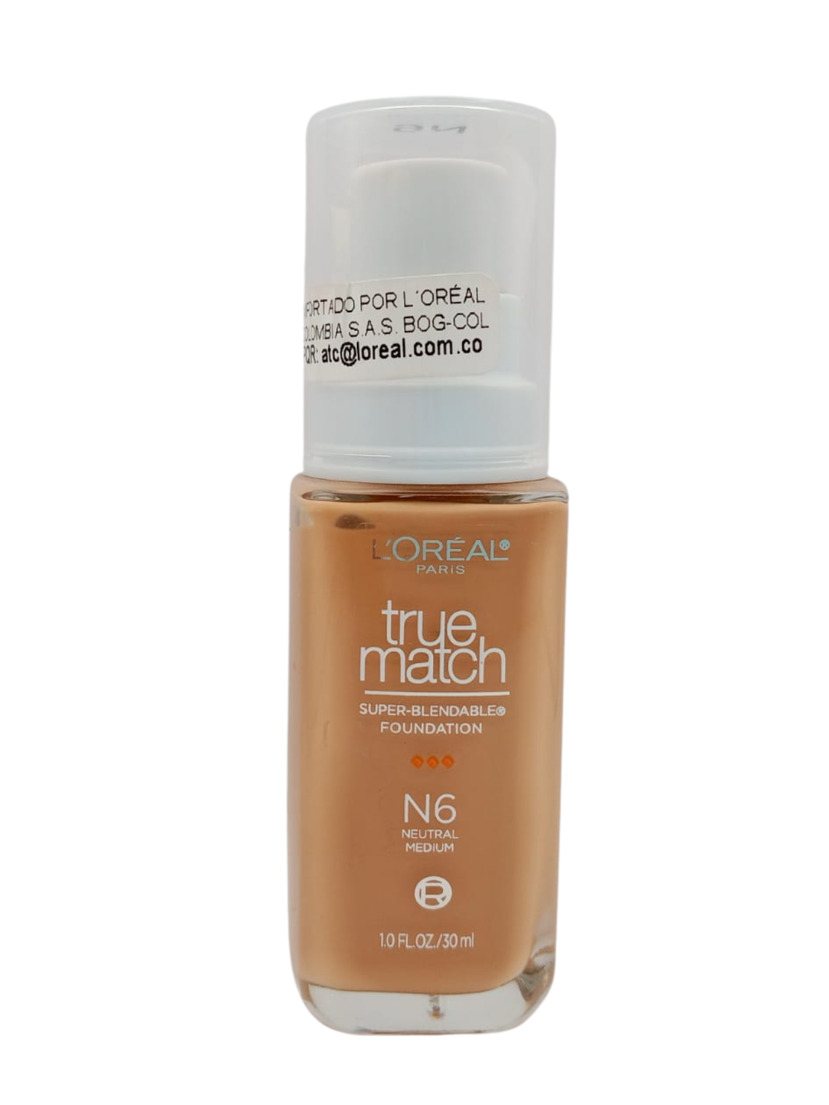 BASE TRUE MATCH N6 HONEY BEIGE X 30 ML LOREAL