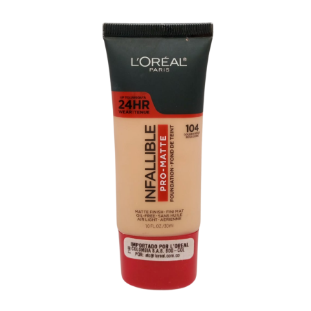 BASE PRO MATTE INFAILLIBLE 24H 104 GOLDEN BEIGE LOREAL