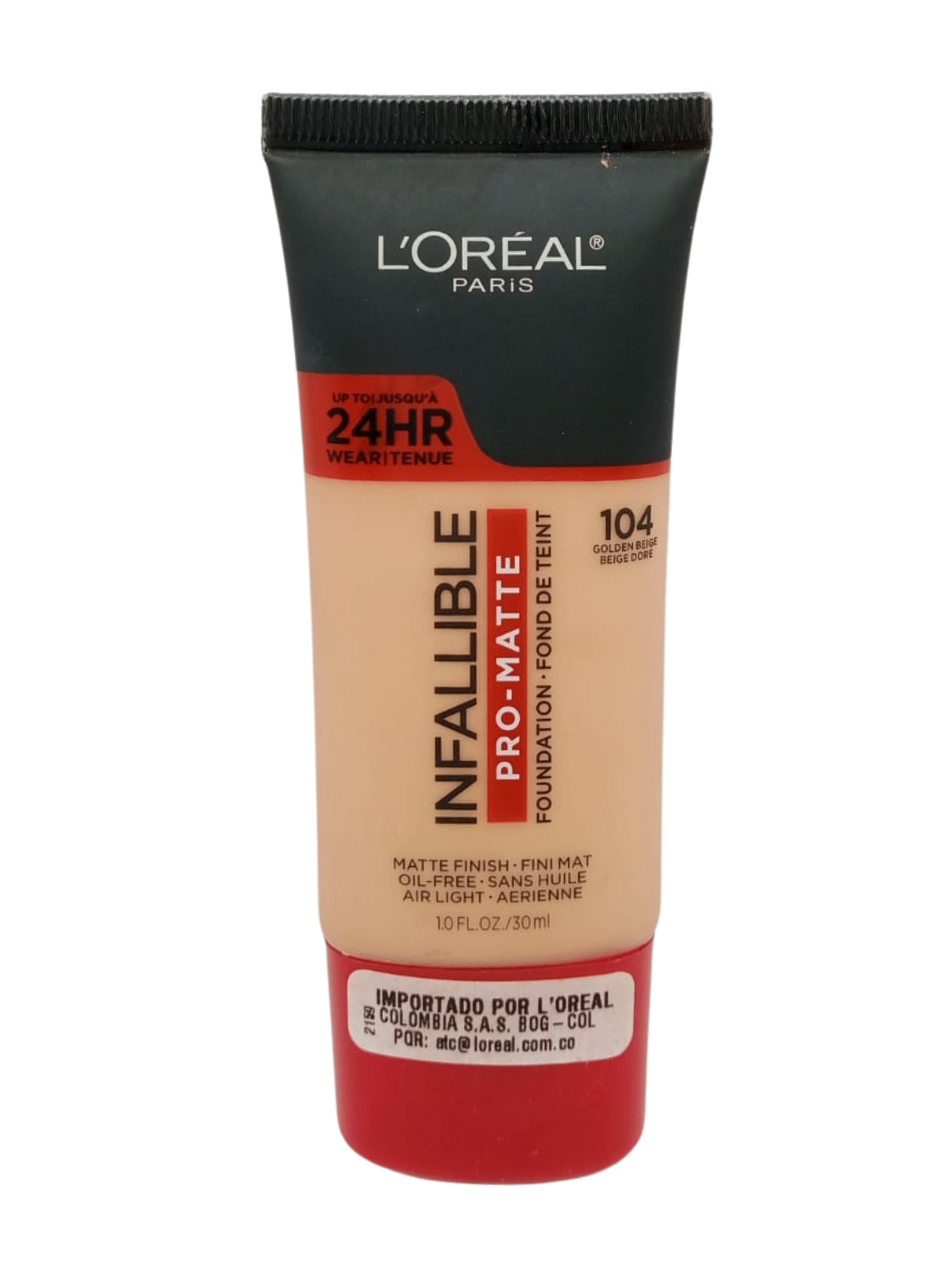 BASE PRO MATTE INFAILLIBLE 24H 104 GOLDEN BEIGE LOREAL