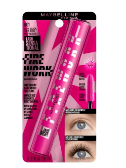 PESTAÑINA FIRE WORK 801 VERY BLACK MAYBELLINE
