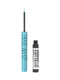 DELINEADOR LIQ TATTOO RIDE METALIC AQUA MAYBELLINE