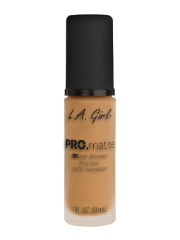 BASE LIQUIDA HD PRO-MATTE LIGHT TAN 676 L.A COLORS