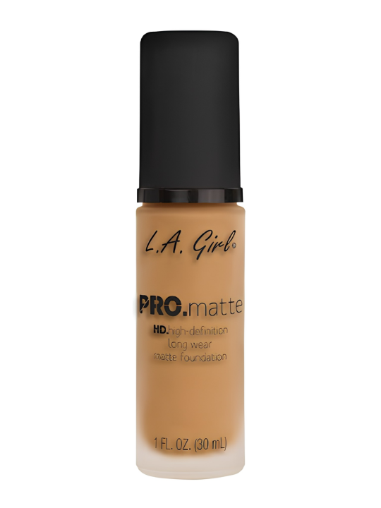 BASE LIQUIDA HD PRO-MATTE LIGHT TAN 676 L.A COLORS