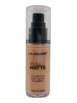BASE LIQUIDA TRULY MATTE MEDIUM BEIGE 355 L.A COLORS