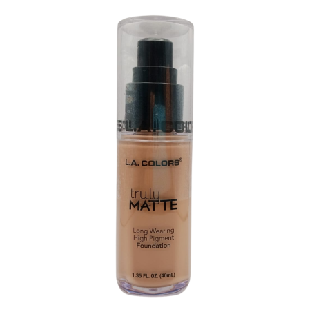 BASE LIQUIDA TRULY MATTE MEDIUM BEIGE 355 L.A COLORS