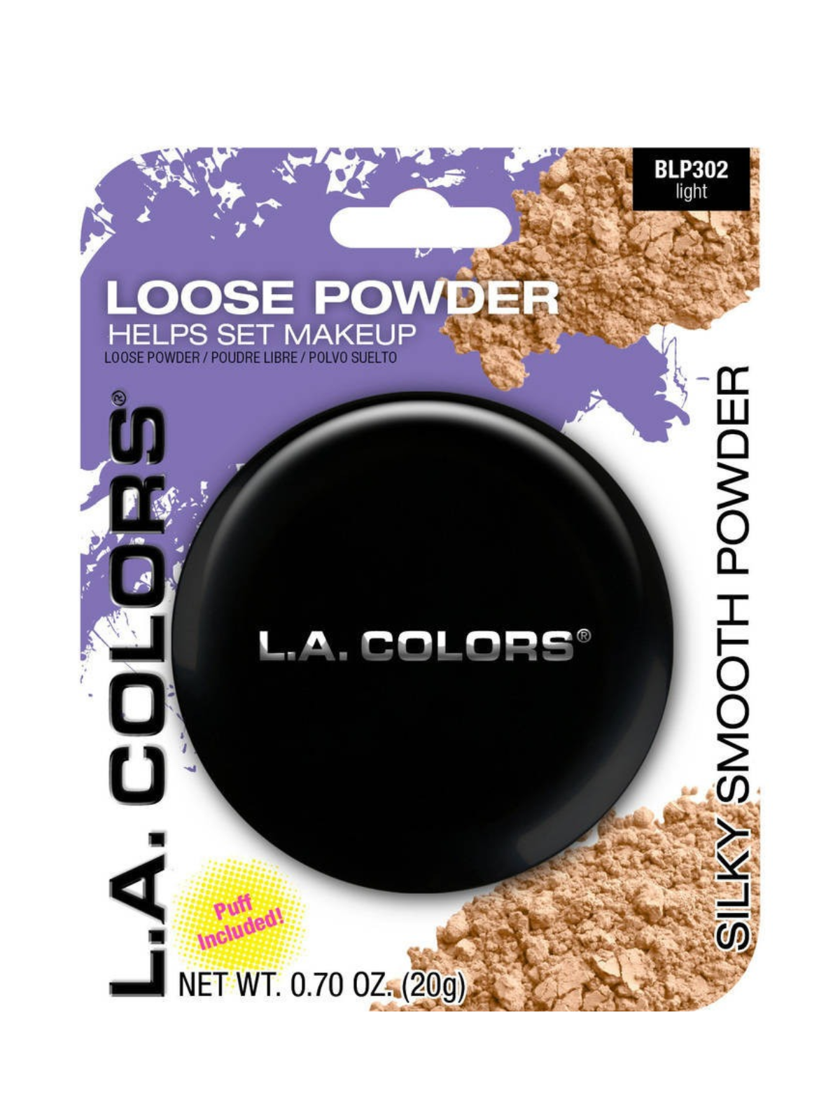 POLVO SUELTO LOOSE POWDER LIGHT 302 L.A COLORS
