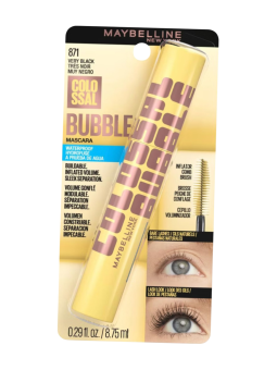 PESTAÑINA COLOSSAL BUBBLE A PRUEBA DE AGUA VERY BLACK 871 MAYBELLINE LOREAL